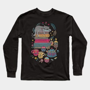 how to hygge like a cat Long Sleeve T-Shirt